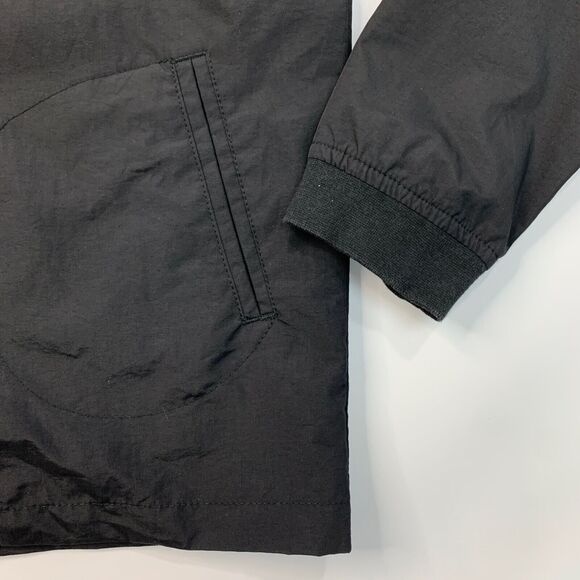 O'neill Jacket Boys M Medium Black Snap Button Lightweight Water Resistant Nylon - Picture 4 of 12